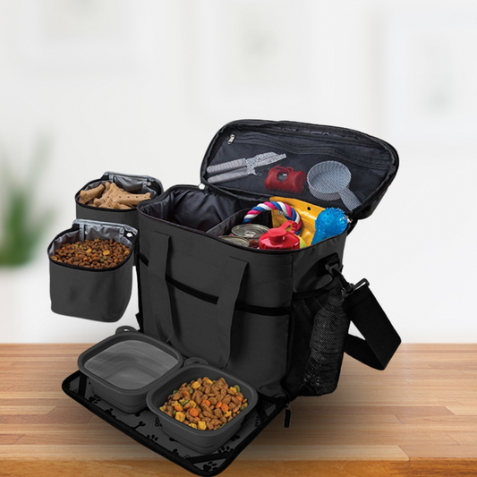 Dog Travel / Overnight Bag with Suitcase Strap
