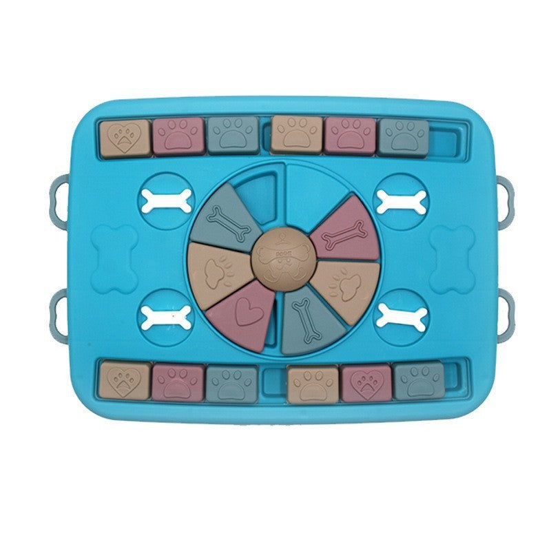 Blue Puzzle Dog Enrichment Toy