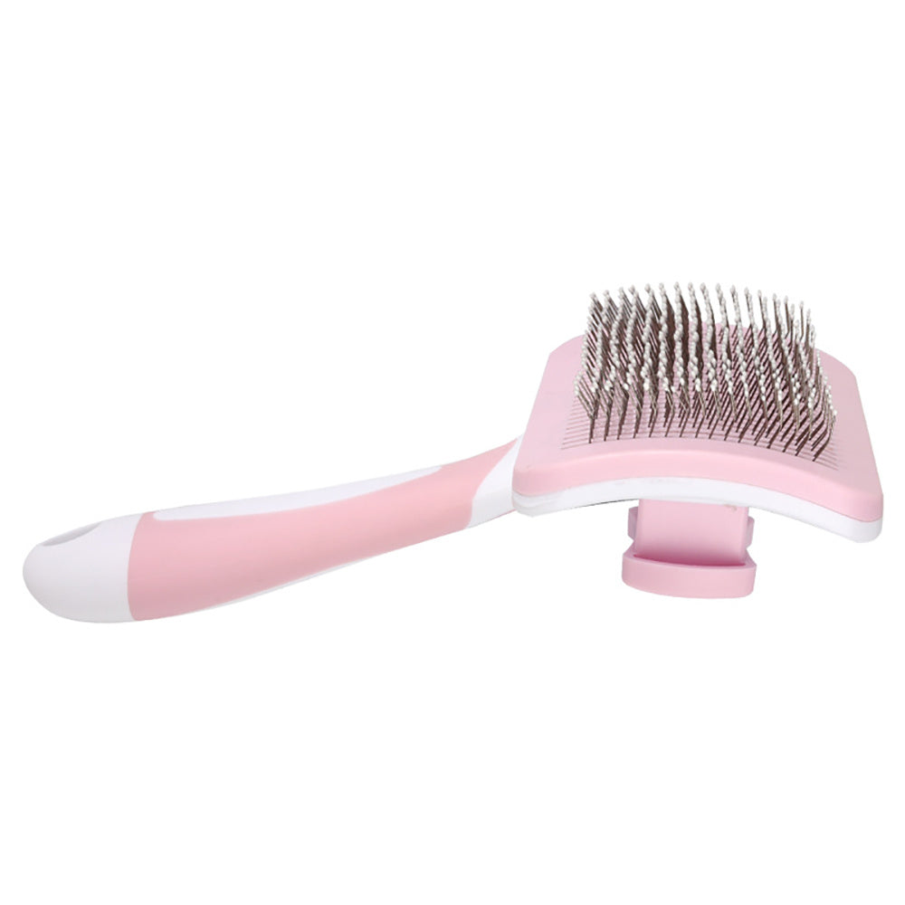 Self Cleaning Slicker Brush - Green/Orange/Pink