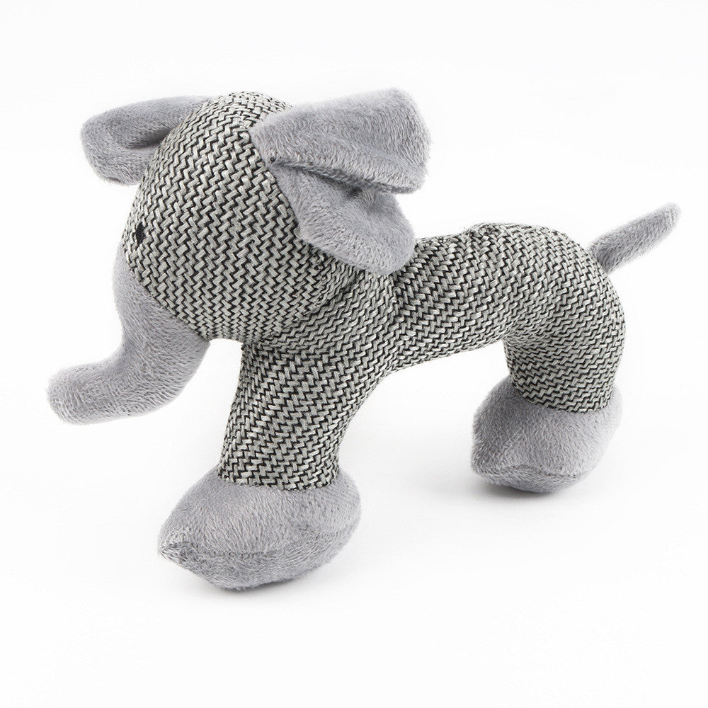 Plush Dog Animal Toy - Elephant/Monkey/Poodle
