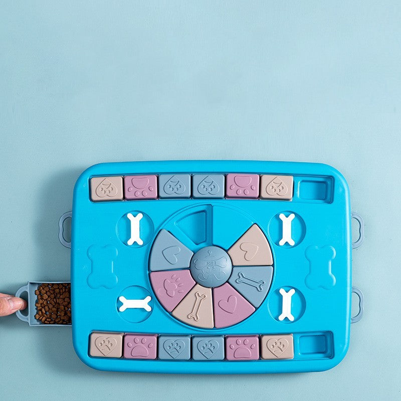Blue Puzzle Dog Enrichment Toy