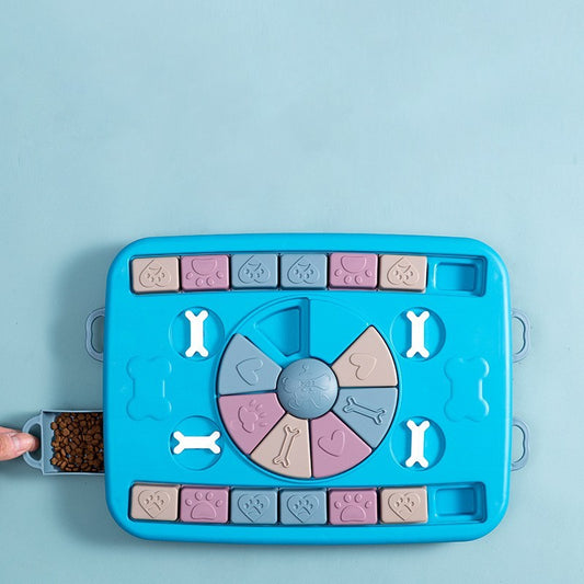 Blue Puzzle Dog Enrichment Toy