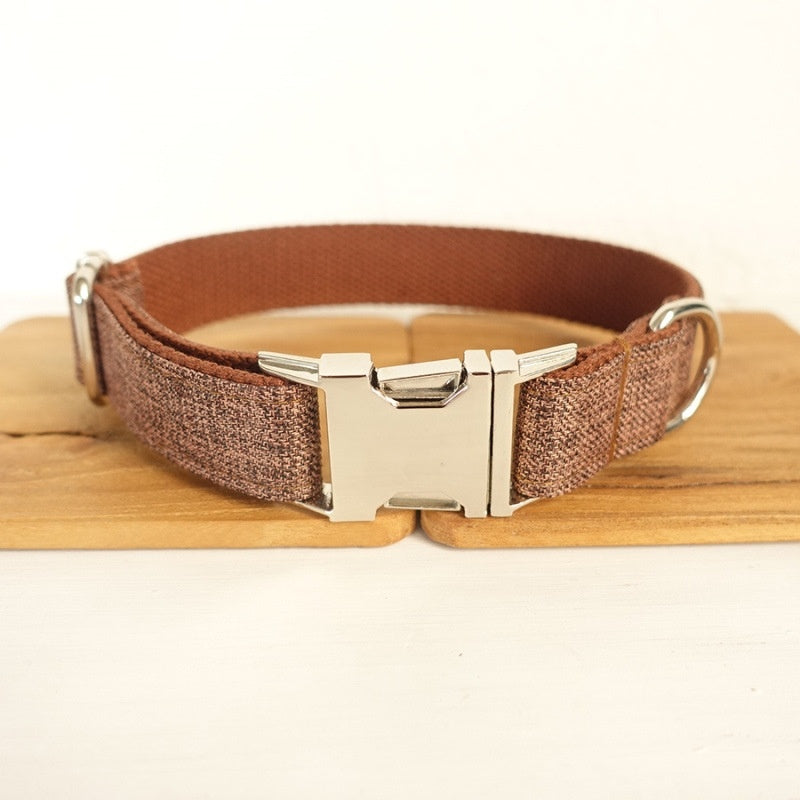 Luxury Double Layer Bow Collar and Leash Set